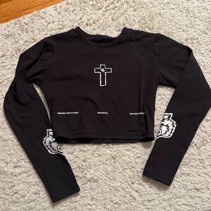 SHE Darc Sport The Light (LS) Energy Top in Black